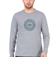 Load image into Gallery viewer, IIT Kanpur Full Sleeves T-Shirt for Men-Grey Melange-Ektarfa.online
