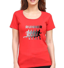 Load image into Gallery viewer, Runner Running T-Shirt for Women-Red-Ektarfa.online
