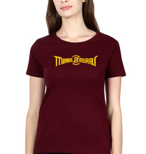 Load image into Gallery viewer, Minnal Murali T-Shirt for Women-Maroon-Ektarfa.online
