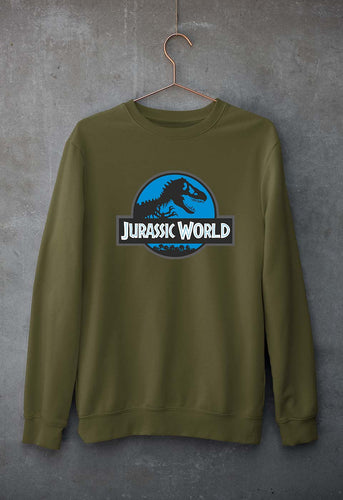 Jurassic World Unisex Sweatshirt for Men/Women-Olive Green-Ektarfa.online