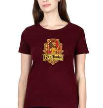 Load image into Gallery viewer, Harry Potter Gryffindor T-Shirt for Women-Maroon-Ektarfa.online
