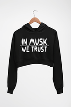Load image into Gallery viewer, Elon Musk Crop HOODIE FOR WOMEN-Black-Ektarfa.online
