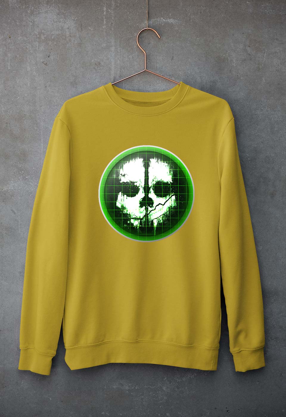 Call of Duty (COD) Unisex Sweatshirt for Men/Women-Mustard Yellow-Ektarfa.online