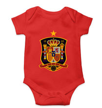 Load image into Gallery viewer, Spain Football Kids Romper For Baby Boy/Girl-Red-Ektarfa.online
