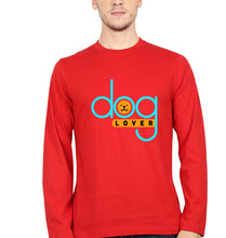 Load image into Gallery viewer, Dog Lover Full Sleeves T-Shirt for Men-Red-Ektarfa.online
