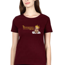 Load image into Gallery viewer, The Notorious B.I.G T-Shirt for Women-Maroon-Ektarfa.online
