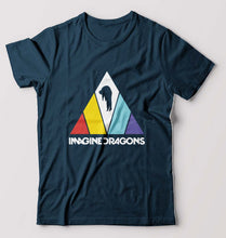 Load image into Gallery viewer, Imagine Dragons T-Shirt for Men-Petrol Blue-Ektarfa.online
