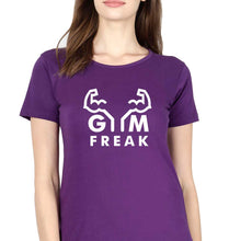 Load image into Gallery viewer, Gym T-Shirt for Women-Purple-Ektarfa.online
