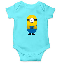 Load image into Gallery viewer, Minion Dispicable me Kids Romper For Baby Boy/Girl-0-5 Months(18 Inches)-Sky Blue-Ektarfa.online
