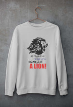 Load image into Gallery viewer, Lion Unisex Sweatshirt for Men/Women-Grey Melange-Ektarfa.online
