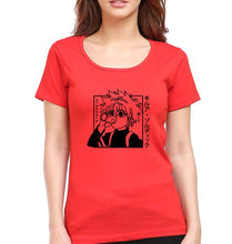 Load image into Gallery viewer, Killua Zoldyck T-Shirt for Women-Red-Ektarfa.online
