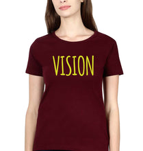 Load image into Gallery viewer, Vision T-Shirt for Women-Maroon-Ektarfa.online
