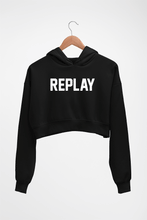 Load image into Gallery viewer, Replay HOODIE FOR WOMEN-Black-Ektarfa.online
