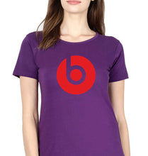 Load image into Gallery viewer, Beats T-Shirt for Women-Purple-Ektarfa.online
