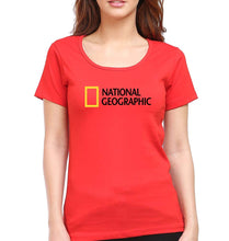 Load image into Gallery viewer, National geographic T-Shirt for Women-Red-Ektarfa.online
