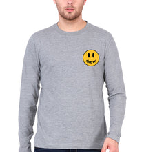 Load image into Gallery viewer, Drew House Logo Full Sleeves T-Shirt for Men-Grey Melange-Ektarfa.online
