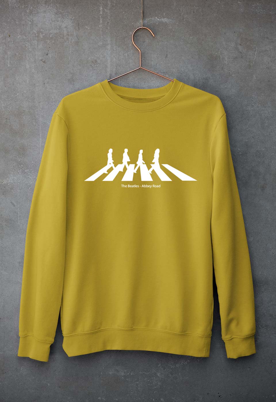 Beatles Unisex Sweatshirt for Men/Women-Mustard Yellow-Ektarfa.online