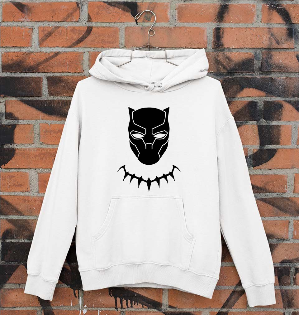 Black Panther Superhero Unisex Hoodie for Men/Women-White-Ektarfa.online