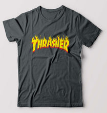 Load image into Gallery viewer, Thrasher T-Shirt for Men-Steel grey-Ektarfa.online
