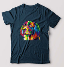 Load image into Gallery viewer, Dog T-Shirt for Men-Petrol Blue-Ektarfa.online
