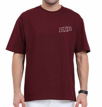 Load image into Gallery viewer, RRR Oversized T-Shirt for Men-Maroon-Ektarfa.online
