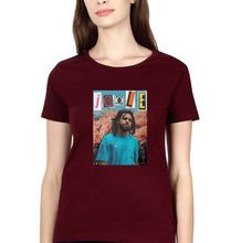 Load image into Gallery viewer, J. Cole T-Shirt for Women-Maroon-Ektarfa.online
