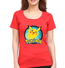 Load image into Gallery viewer, Pokémon T-Shirt for Women-Red-Ektarfa.online
