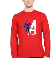 Load image into Gallery viewer, Hawkeye Full Sleeves T-Shirt for Men-Red-Ektarfa.online
