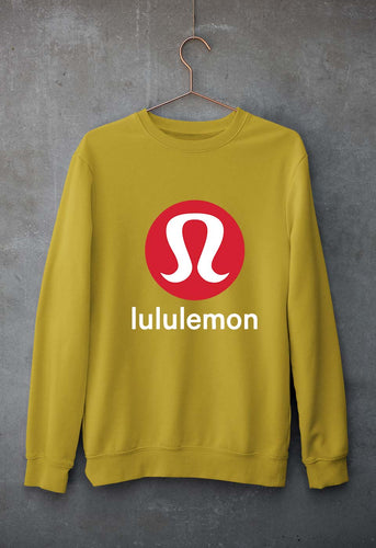 Lululemon Unisex Sweatshirt for Men/Women-Mustard Yellow-Ektarfa.online