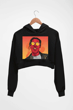 Load image into Gallery viewer, Asap Rocky Crop HOODIE FOR WOMEN-Black-Ektarfa.online
