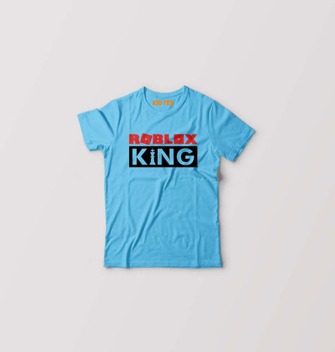Roblox Kids T-Shirt for Boy/Girl-Light Blue-Ektarfa.online