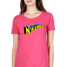 Load image into Gallery viewer, Nikamma T-Shirt for Women-Pink-Ektarfa.online
