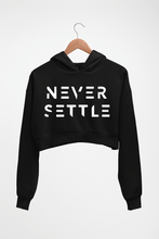 Load image into Gallery viewer, OnePlus Crop HOODIE FOR WOMEN-Black-Ektarfa.online
