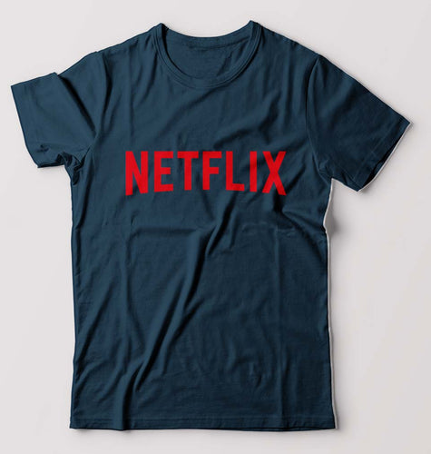 Netflix T-Shirt for Men-Petrol Blue-Ektarfa.online