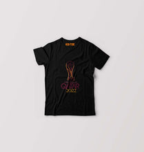Load image into Gallery viewer, FIFA World Cup Qatar 2022 Kids T-Shirt for Boy/Girl-Black-Ektarfa.online
