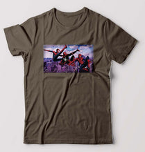 Load image into Gallery viewer, Spiderman Superhero T-Shirt for Men-Olive Green-Ektarfa.online
