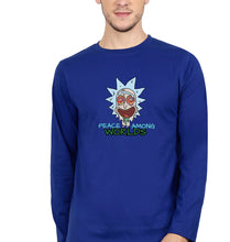 Load image into Gallery viewer, Rick and Morty Full Sleeves T-Shirt for Men-Royal blue-Ektarfa.online
