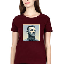 Load image into Gallery viewer, Conor McGregor UFC MMA T-Shirt for Women-Maroon-Ektarfa.online
