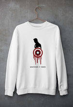 Load image into Gallery viewer, Captain America Superhero Unisex Sweatshirt for Men/Women-White-Ektarfa.online
