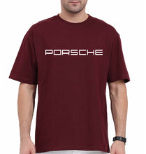 Load image into Gallery viewer, Porsche Oversized T-Shirt for Men-Maroon-Ektarfa.online
