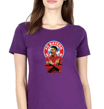 Load image into Gallery viewer, Robert Lewandowski T-Shirt for Women-Purple-Ektarfa.online
