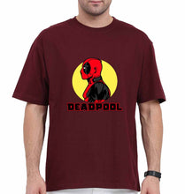 Load image into Gallery viewer, Deadpool Superhero Oversized T-Shirt for Men-Maroon-Ektarfa.online

