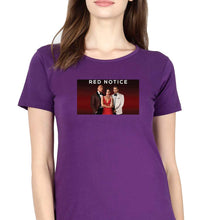 Load image into Gallery viewer, Red Notice T-Shirt for Women-Purple-Ektarfa.online
