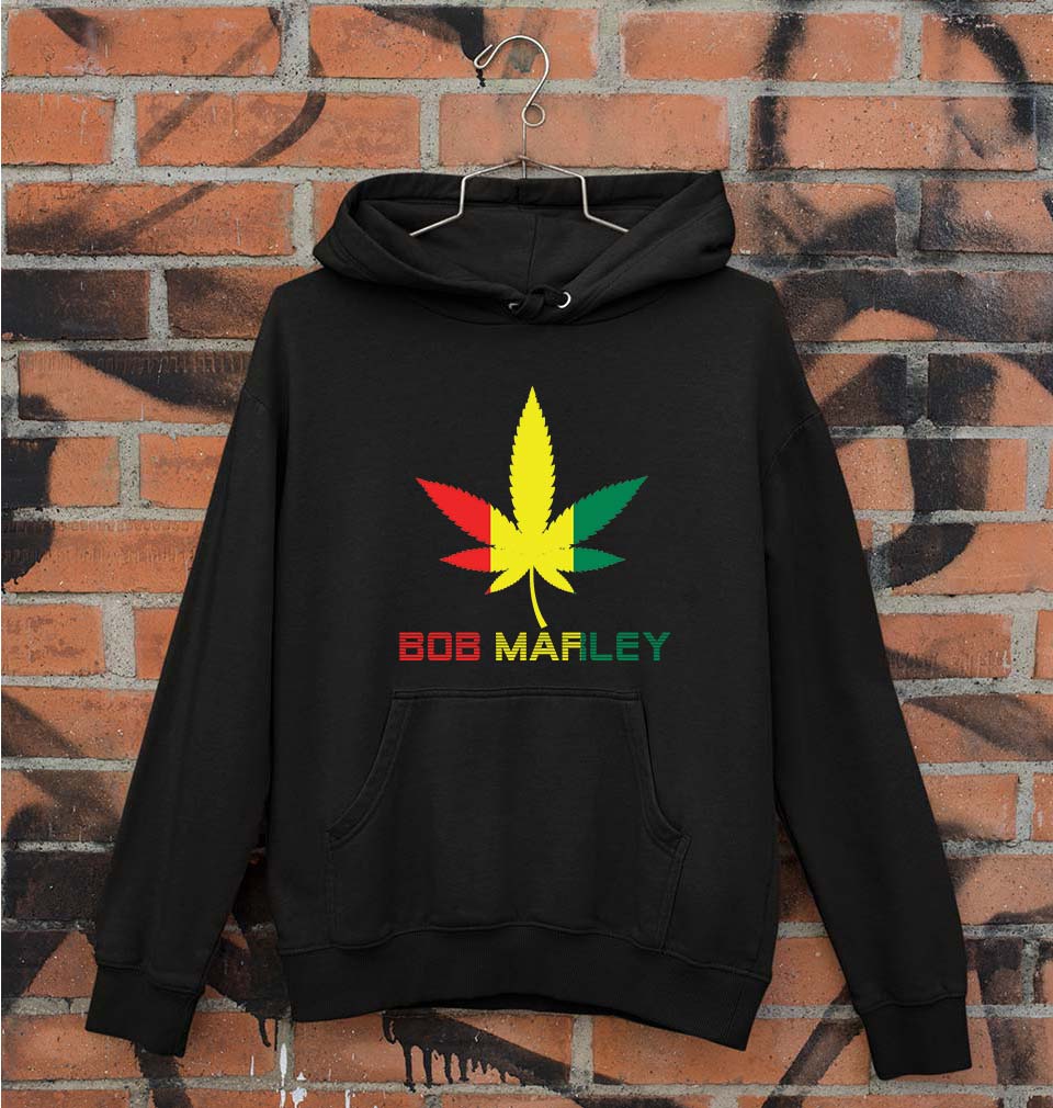 Bob Marley Weed Unisex Hoodie for Men/Women-Black-Ektarfa.online