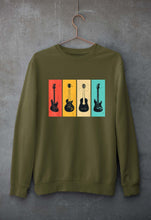 Load image into Gallery viewer, Guitar Unisex Sweatshirt for Men/Women-Olive Green-Ektarfa.online
