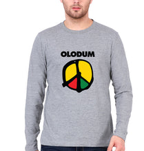 Load image into Gallery viewer, Olodum Full Sleeves T-Shirt for Men-Grey Melange-Ektarfa.online
