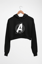 Load image into Gallery viewer, Avengers Crop HOODIE FOR WOMEN-Black-Ektarfa.online
