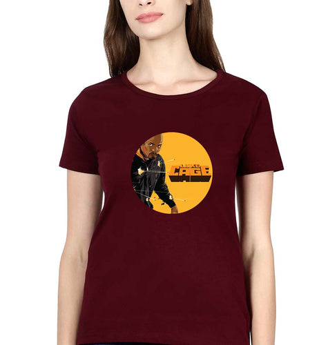 Luke Cage T-Shirt for Women-Maroon-Ektarfa.online
