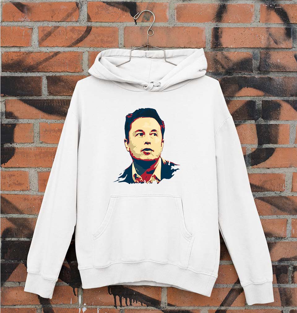 Elon Musk Unisex Hoodie for Men/Women-White-Ektarfa.online