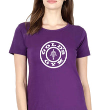 Load image into Gallery viewer, Gold&#39;s Gym T-Shirt for Women-Purple-Ektarfa.online
